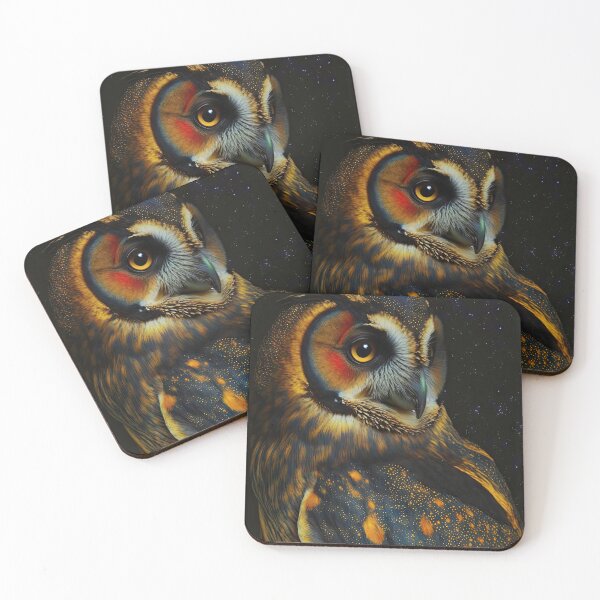 Item preview, Short-Eared Owl (Variation 2)  designed and sold by OccultDreams.