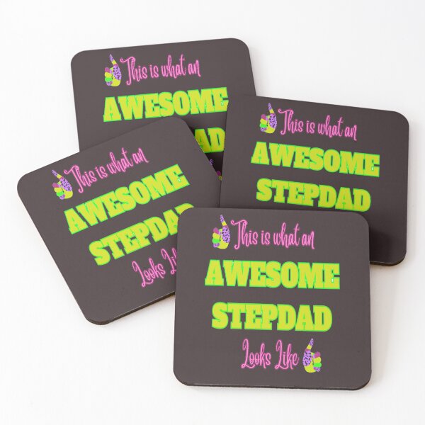 Item preview, This is what an Awesome Stepdad looks like 5, Best Buddy Dad, Best Mentor Dad, Super Stepdad Fathers Day designed and sold by Adri Barnard.