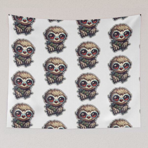 Item preview, Cute Sloth, your new sinister kawaii sloth friend! designed and sold by CragGrimVisions.