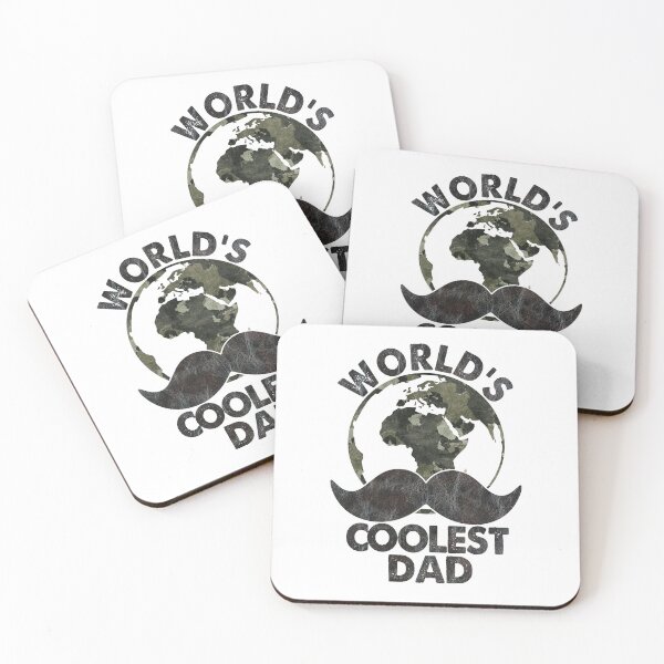 Item preview, World's Coolest Dad Moustache designed and sold by justie1977.