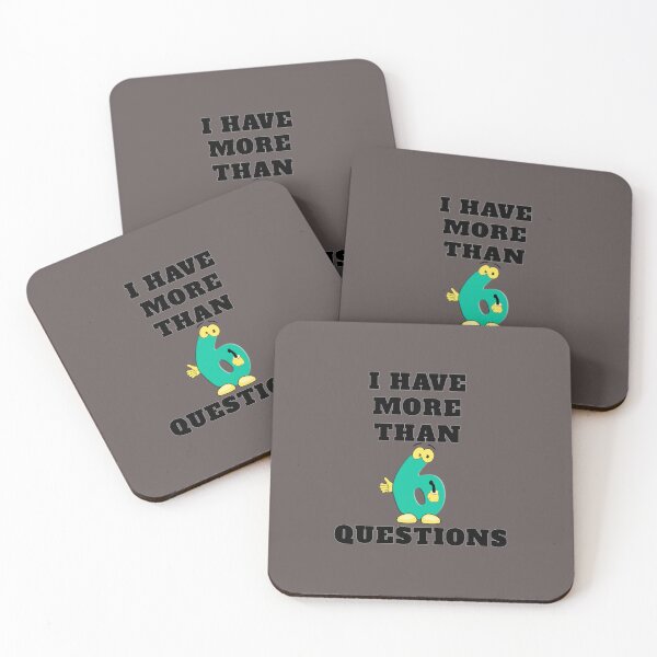 Item preview, I Have More Than Six Questions designed and sold by RendoRed.