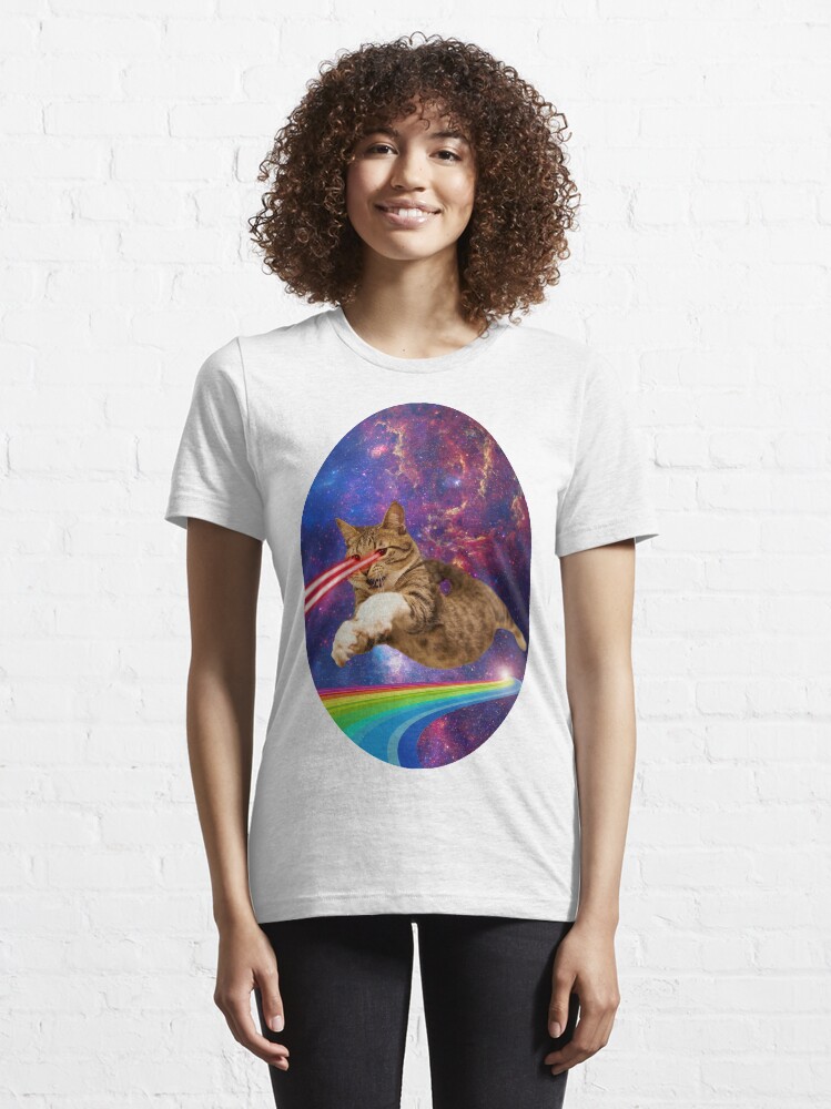 "Laser cat in space " Tshirt for Sale by MickeyRemnant Redbubble