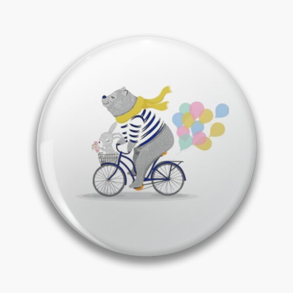 Item preview, Bear on a Cycle #2 designed and sold by Gentle40Winks.