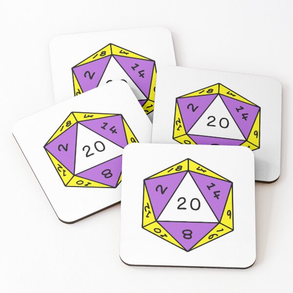 Item preview, Nonbinary Nat20 - Natural 20 - Critical Success - D&D Novelty designed and sold by CC's Designs.