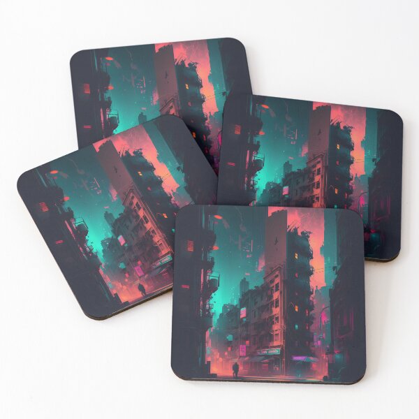 Item preview, Neon City Nights - Digital Art designed and sold by lezario.