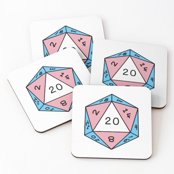 Item preview, Transgender Nat20 - Natural 20 - Critical Success - D&D Novelty designed and sold by CC's Designs.