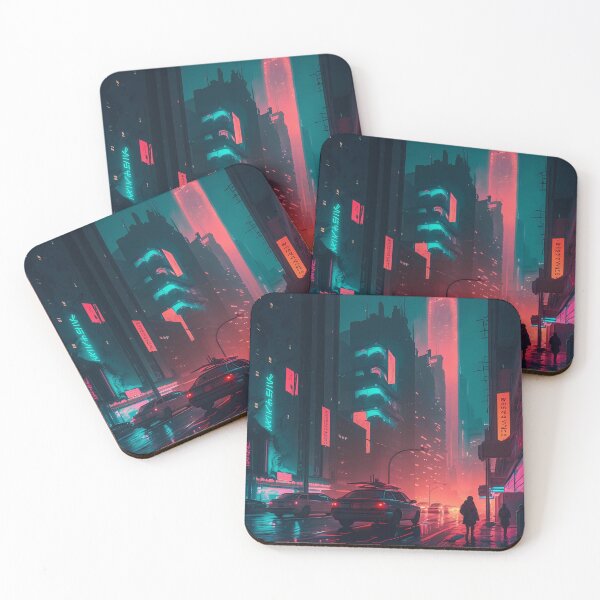 Item preview, Neon City Rush - Digital Art designed and sold by lezario.