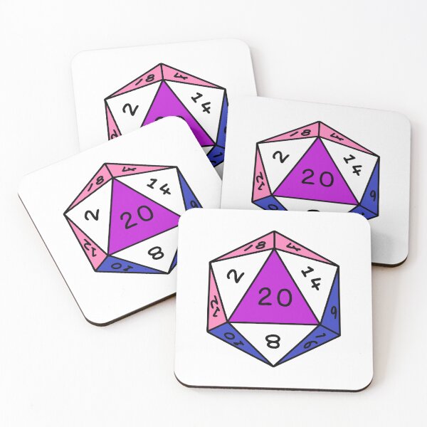 Item preview, Genderfluid Nat20 - Natural 20 - Critical Success - D&D Novelty designed and sold by CC's Designs.