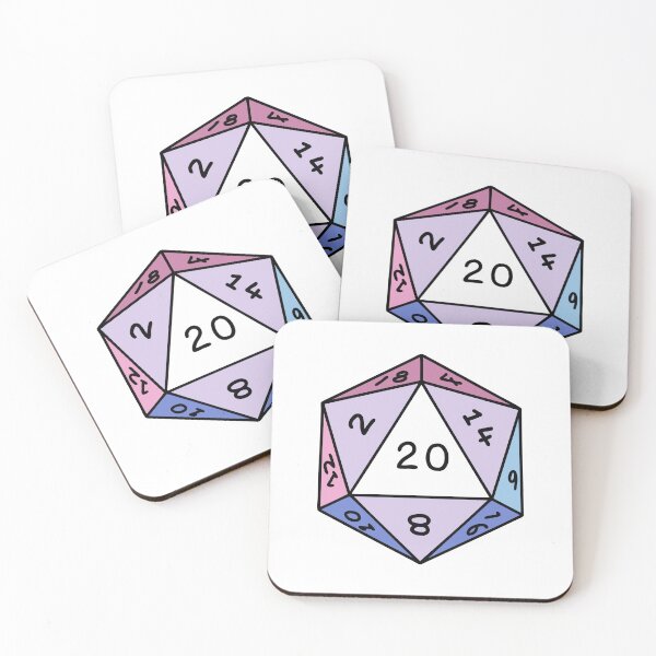 Item preview, Bigender Nat20 - Natural 20 - Critical Success - D&D Novelty designed and sold by CC's Designs.