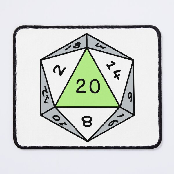 Item preview, Agender Nat20 - Natural 20 - Critical Success - D&D Novelty designed and sold by CC's Designs.