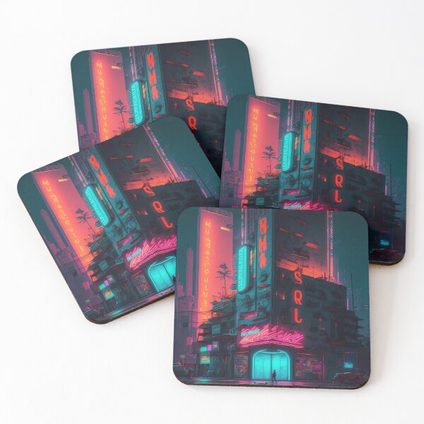 Item preview, Neon Urban Oasis - Digital Art designed and sold by lezario.