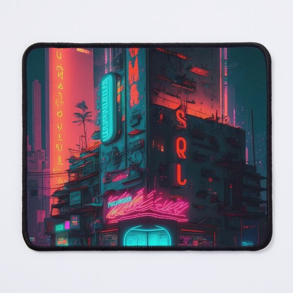 Item preview, Neon Urban Oasis - Digital Art designed and sold by lezario.