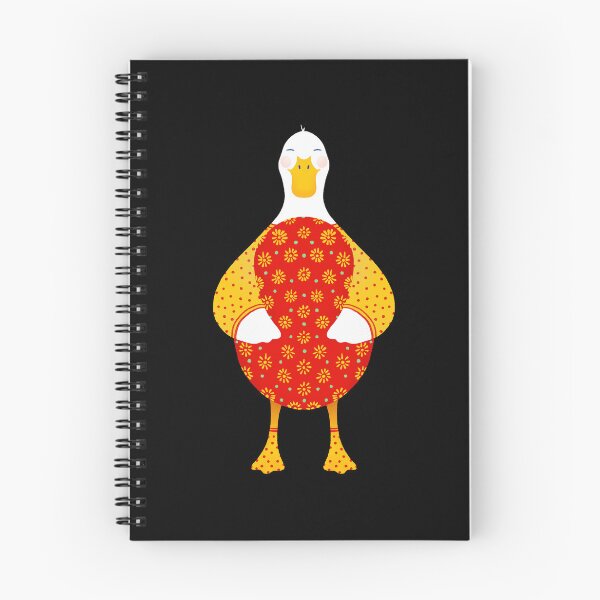 Item preview, Cute white duck with red floral easter egg, version 2 designed and sold by IULIART.