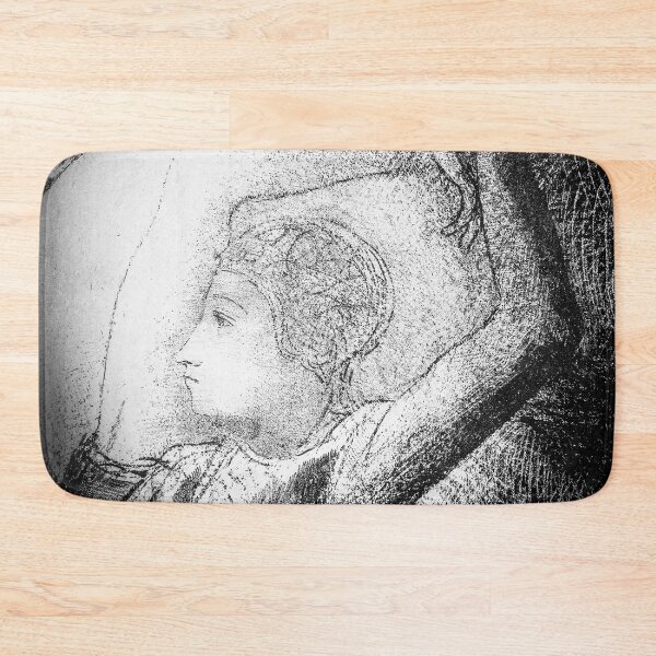 Item preview, A Woman Clothed with a Sun (1899) by Odilon Redon designed and sold by BossyCatHome.