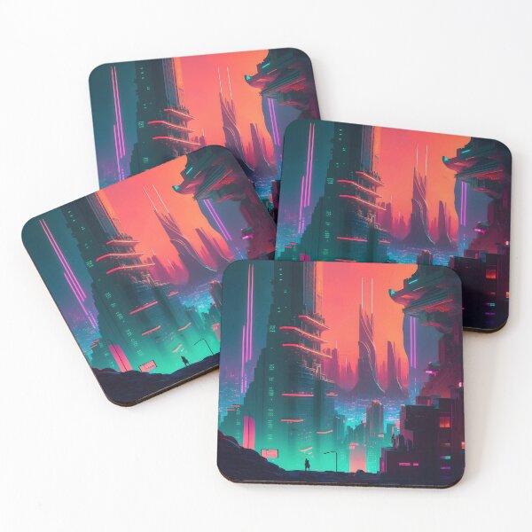 Item preview, Neon Dreamscape: Urban Glow designed and sold by lezario.