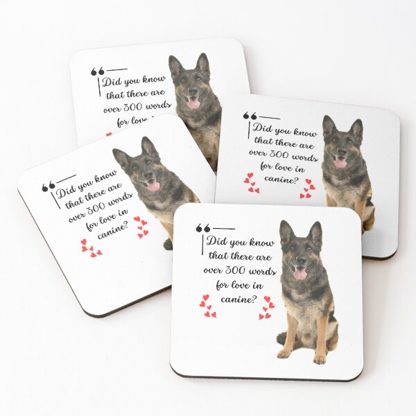 Item preview, Copy of Canine (Doggy) Love Language German Shepherd designed and sold by FuddalanDesigns.