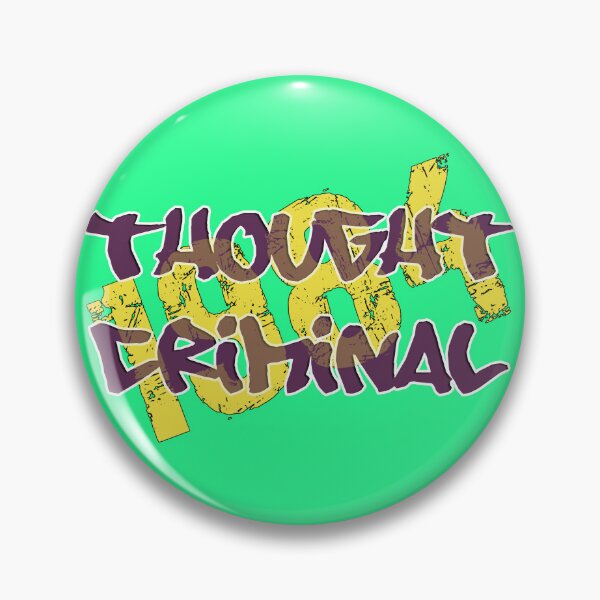 Item preview, Thought Criminal 1984 - Text only designed and sold by JoanNinjaHen.