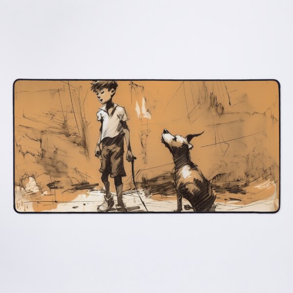 Item preview, Boy With Dog designed and sold by Mark Salmon.