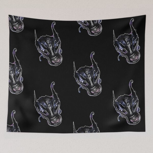 Item preview, black dragon patron designed and sold by oniadragon.