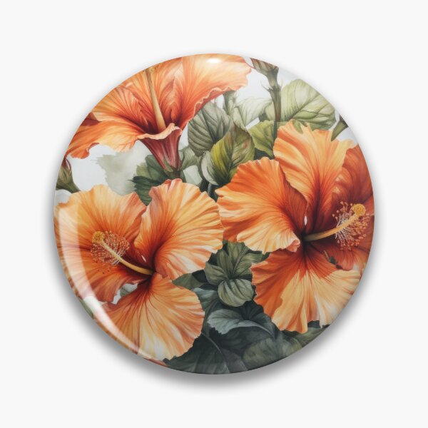 Artikelvorschau, Orange Hibiscus  entworfen und verkauft von Vanover Designs.