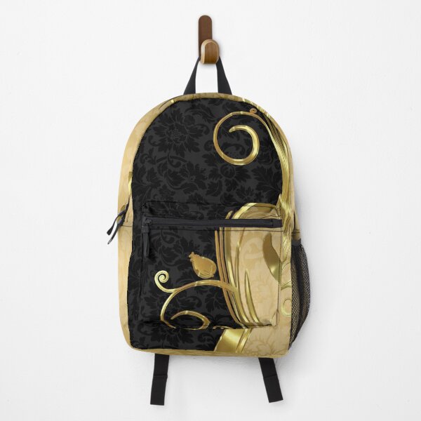 Item preview, Black Damasks Gold Swirls designed and sold by GoDesign1.