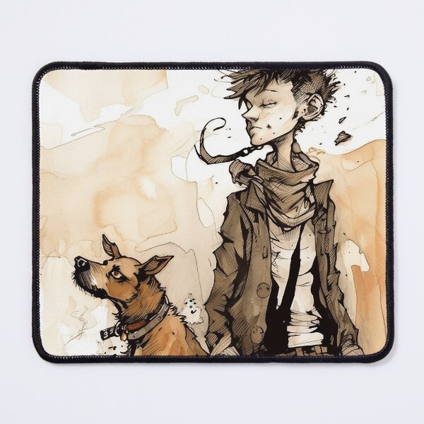 Item preview, Boy With His Dog designed and sold by Mark Salmon.