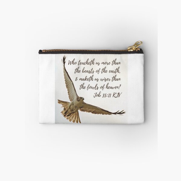 Item preview, Job 35:11 King James Version Bible Verse designed and sold by Caregiverology.