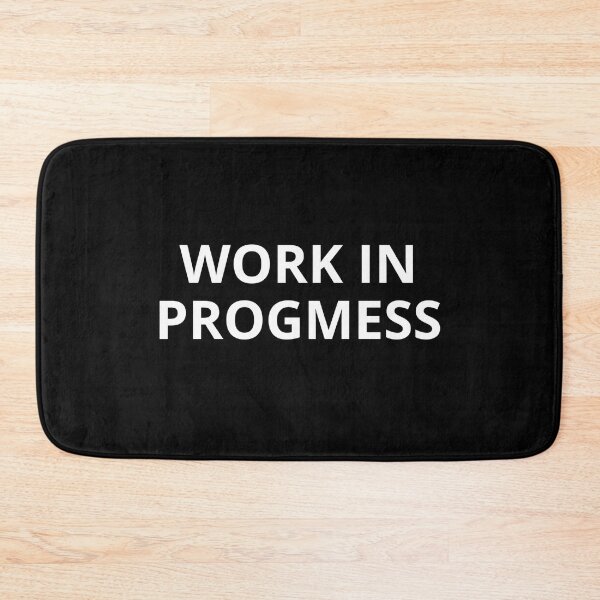 Item preview, Work in Progmess Self Care Improvement  designed and sold by The Junto Shop.