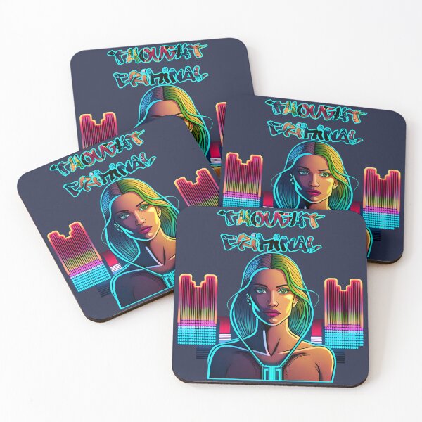 Item preview, Thought Criminal -  Cyberpunk Edition designed and sold by JoanNinjaHen.