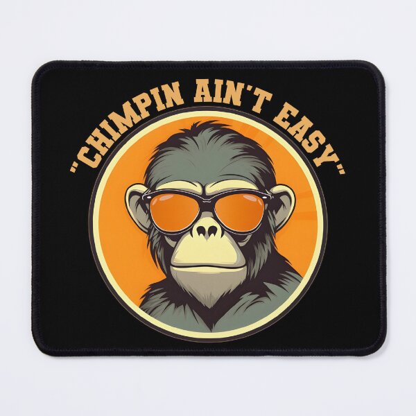Item preview, Chimpin ain't easy monkey shirt designed and sold by GudVibeIn.