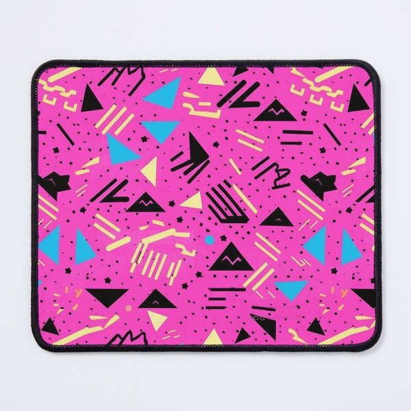 Item preview, Fondo rosa retro de los años 80 y amplificador; Formas geométricas multicolores - Diseño estético vintage vibrante designed and sold by Timothy Redman.