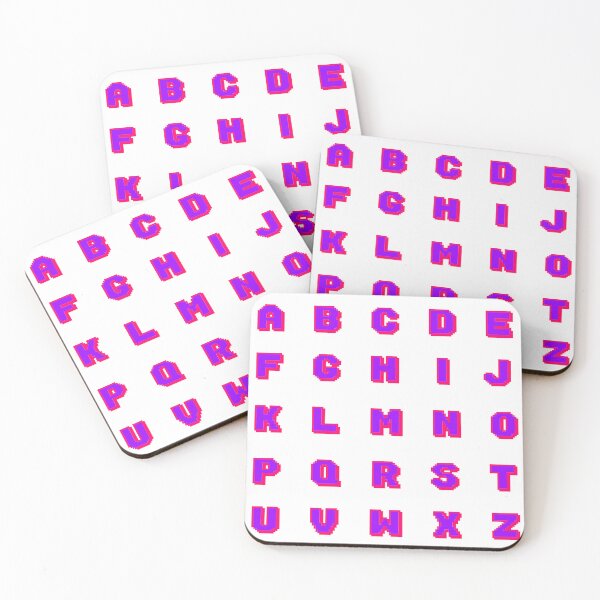 Item preview, Letras rosa com roxo designed and sold by @Reikiama.