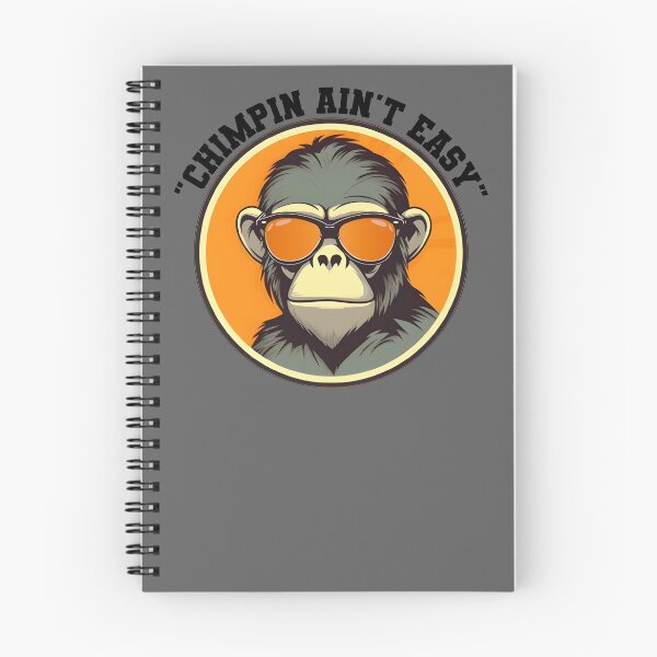 Item preview, Chimpin ain't easy monkey shirt designed and sold by GudVibeIn.