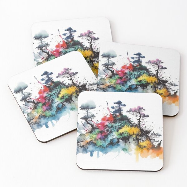 Aperçu de l'œuvre Zen Trees créée et vendue par cryptofred.