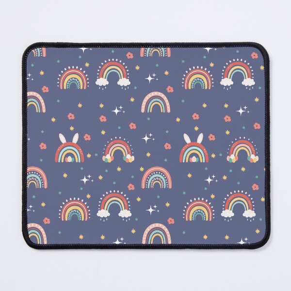 Item preview, Cute Boho Rainbow Pattern with Cute Little Stars and Flowers designed and sold by Throwtopia.