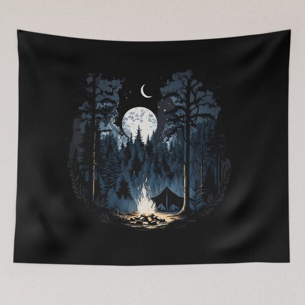 Item preview, Outdoor camping, travelling nature in a tent designed and sold by EternalDelight1.