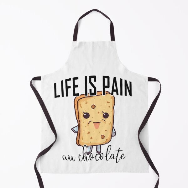 Item preview, life is pain with chocolate designed and sold by knuppify.