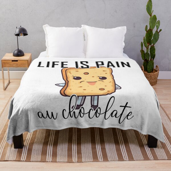 Item preview, life is pain with chocolate designed and sold by knuppify.
