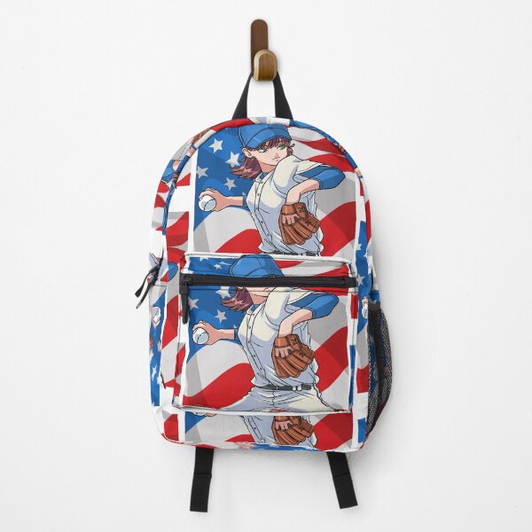 Item preview, Baseball Player Boys Girls Youth Female Outfielder American Flag designed and sold by Nosek1ng.