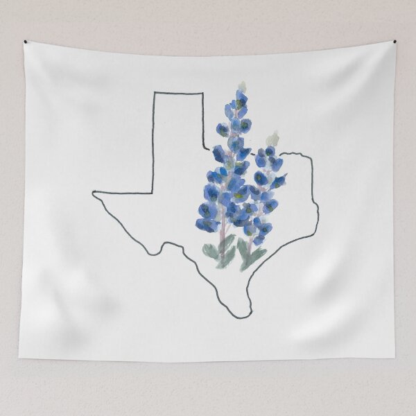 Item preview, texas bluebonnet state flower designed and sold by ashymd.