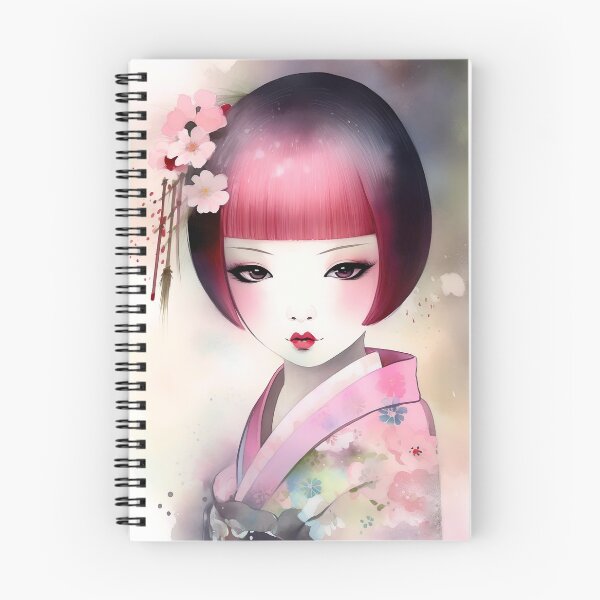 Item preview, Kokeshi Doll - Cute Kimono Geisha Girl designed and sold by Paul-Rand.