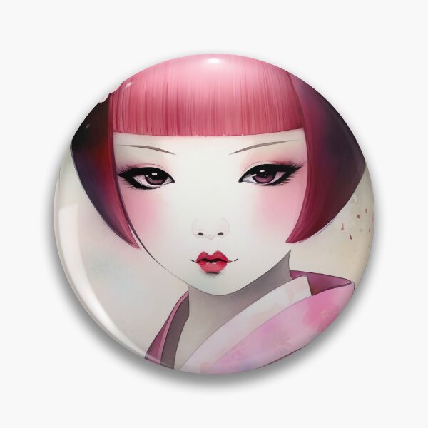 Item preview, Kokeshi Doll - Cute Kimono Geisha Girl designed and sold by Paul-Rand.