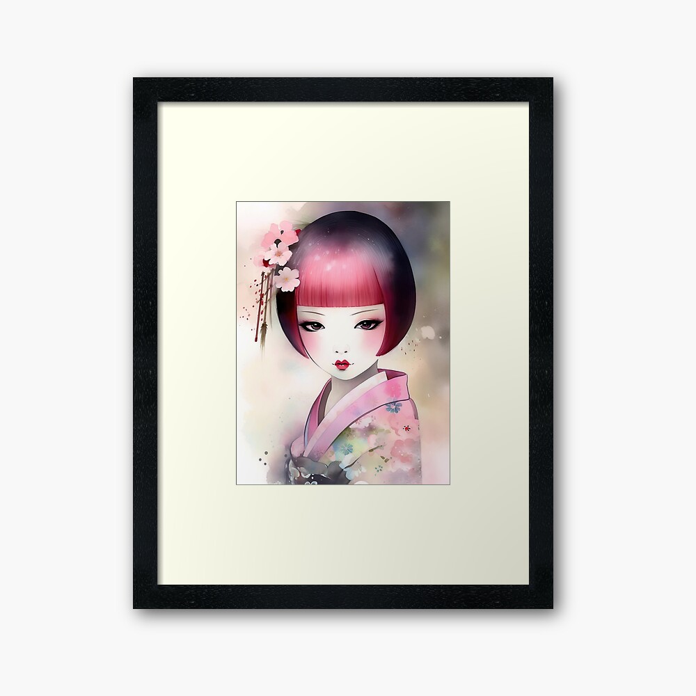 Sticker for Sale avec l'œuvre « Conception mignonne de poupée Kokeshi » de  l'artiste Paul-Rand
