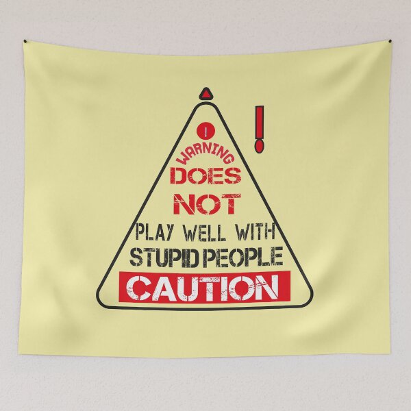 Item preview,  Does not play well with stupid people, cool saying for does not play designed and sold by fatydesignspace.