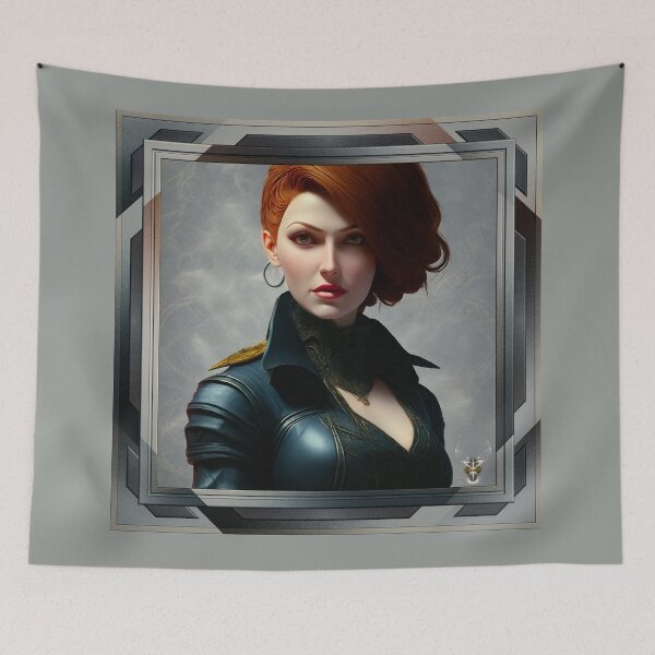 Item preview, Flight Commander Collingsworth Alluring AI Concept Art by Xzendor7 designed and sold by Xzendor7 Digital Art Creations.