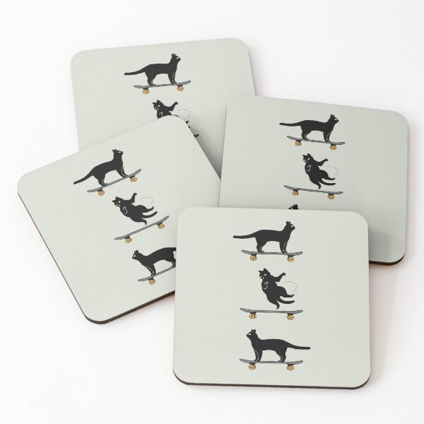 Item preview, Cat Skateboard Tricks #Front Side 180_A designed and sold by bignosework.