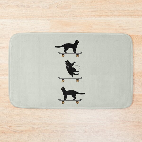 Item preview, Cat Skateboard Tricks #Front Side 180_A designed and sold by bignosework.