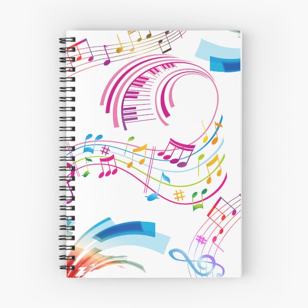 Item preview, Colorful Musical notes designed and sold by zwenrubby.