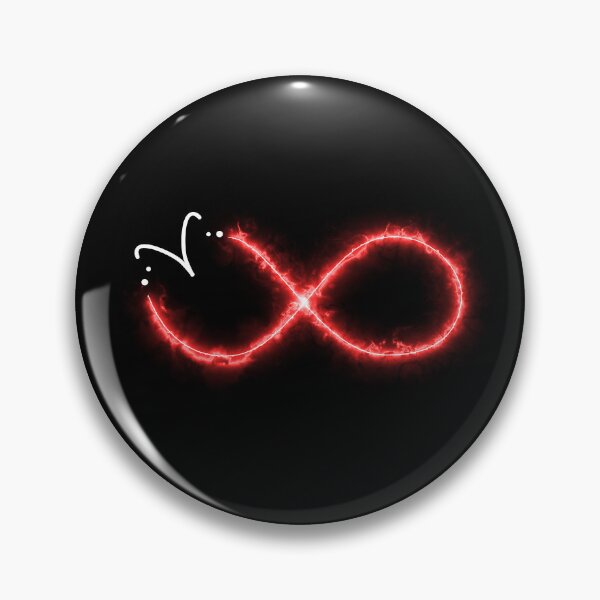 Item preview, Red Neon Aries Heart Infinity Loop designed and sold by Cyra26.