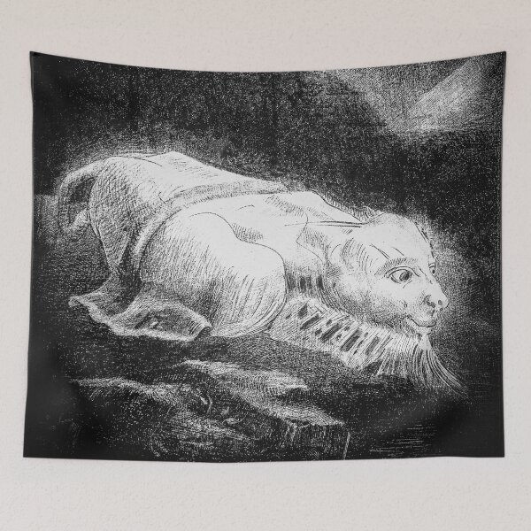 Item preview, Depths of Obscure Matter (1883) by Odilon Redon designed and sold by BossyCatHome.